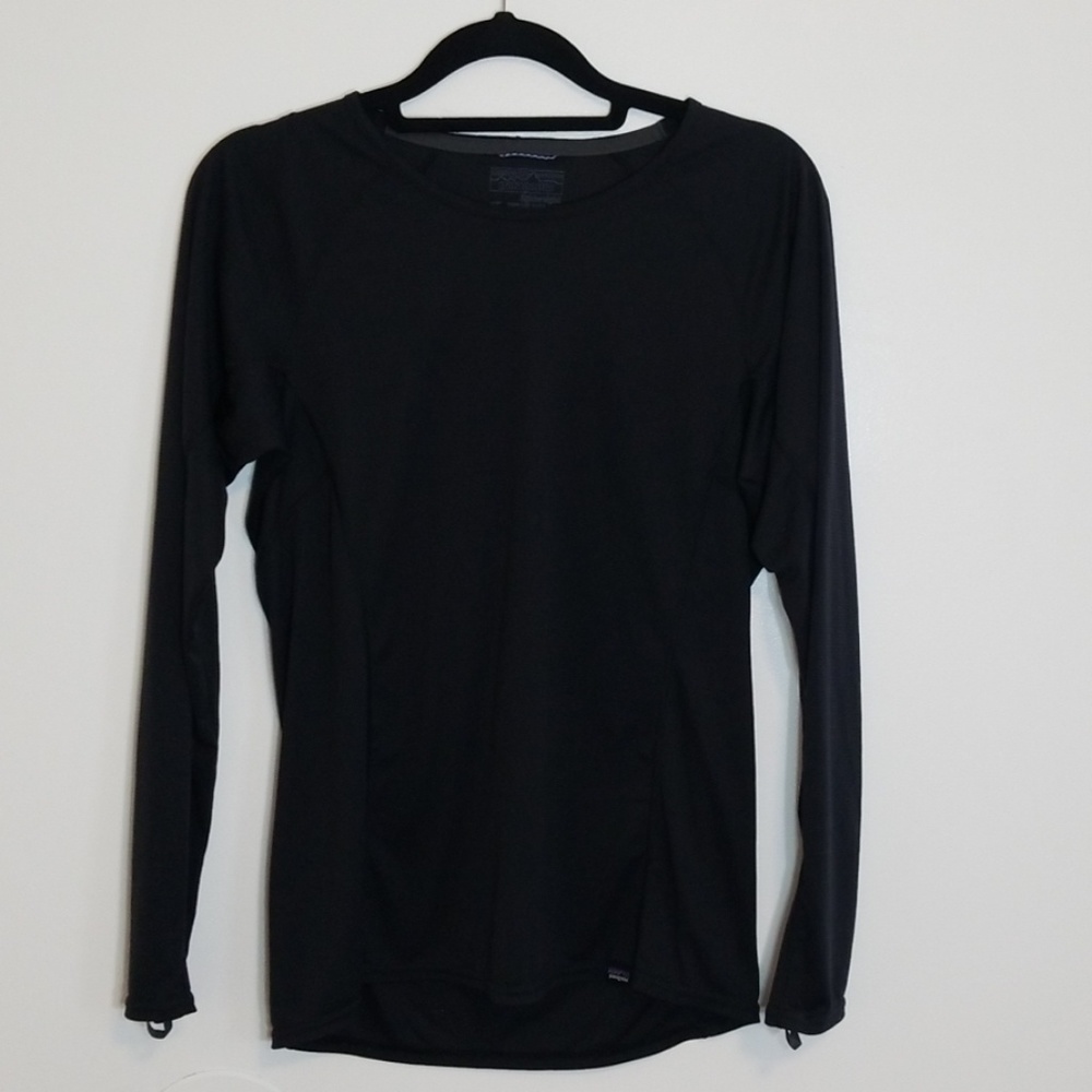 Patagonia Black Crewneck long sleeve Top